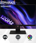 Frameless 23.8 Inch Business Webcam Monitor With 1080p IPS Display 120Hz Refresh Rate Built In 3MP Webcam Mic Array And Stereo Speakers