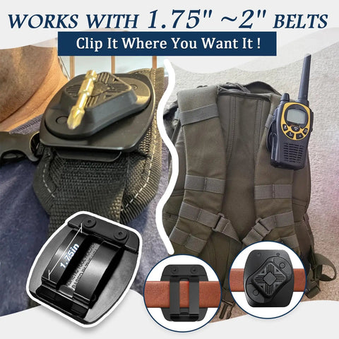 Heavy Duty Magnetic Tool Belt Clip Holster For Screws Nails Hammer Pliers Sockets And More All Metal Build Built To Last