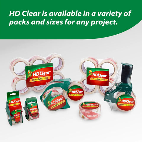 Heavy Duty Clear Packing Tape For Boxes And Moving Jobs, Super Sticky, various packaging sizes with dispenser