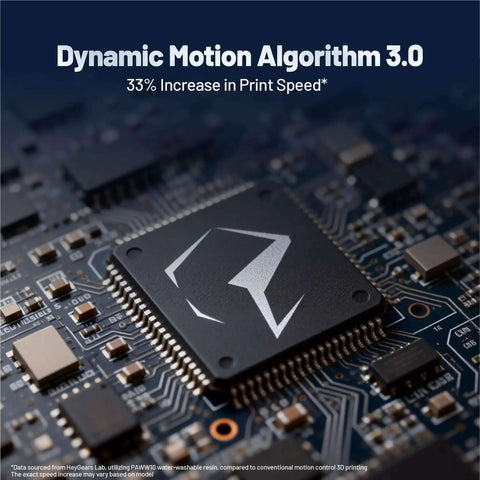 Close-up of circuit board for Beast Mode Resin 3D Printer With Amber Screen For Ultra Fast 4.5s Layer Times, Crisp 566 To 1 High Contrast And 2μm Precision, C5 Industrial Z Axis With Auto Leveling