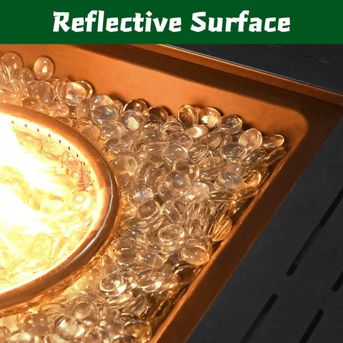 10 Pound Fire Pit Glass Beads Three Quarter Inch Crystal Luster For Fire Pit Tables Fireplaces And Outdoor Fire Bowls