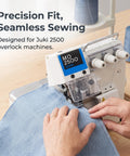 Industrial Guard Shield For Overlock And Buttoning Machines Built Tough With Roller High Head Eye Shield on Juki 2500