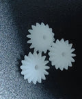 Dope Ten Piece Bevel Gear Set 0.5 Module 16 Teeth 1.9mm Bore 2mm Tight Fit Plastic S162A Bevel Gears close-up view