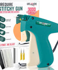 Lightweight Stitching Gun For Clothes And Fabric Quilting Hemming Tagging Instant Clothing Repair Kit With Needles And Micro Fasteners, featuring mini stitch gun and clips.