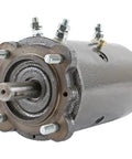 Close-up of 12 Volt 4.8 HP Bi Directional Winch Motor Replacement For Ramsey Tulsa Liftmore Pierce 46 4214 Heavy Duty Use