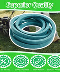 Lawn Mower Deck Belt Five Eighths Inch by One Hundred Seventy Six Inch Premium Standard Rubber Built To Last