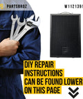 Grease Filter For Whirlpool Microwave Oven Combo Replacement W11213913 Equivalent To AP6339877 next to repair tools.