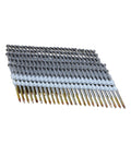 21 Degree Heavy Duty Framing Nails Plastic Collated Two And Three Eighths Inch Bright Steel Ring Shank 2000 Count