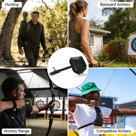 360 Degree Rotating Caliper Bow Release For Compound Bow Ambidextrous Archery Release in various archery activities