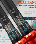 1/2 Inch Drive Torque Wrench With 10 To 170 Ft Lb Range And 13.6 To 230.5 Nm Dual Scale Plus Pro Grade showing dual scales