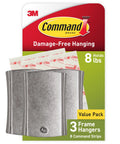 Slap On Universal Picture Frame Hangers Deliver Dead Easy Damage Free Wall Mounting with 3 frame hangers and adhesive strips.