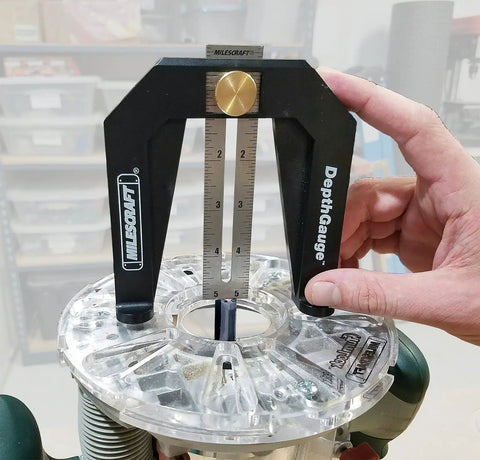 Depth Gauge For Table Saws Router Tables And Routers Measure Mark And Locate Blade Or Bit Depth With A Self Standing Frame For Precise Woodworking And Easy Setup