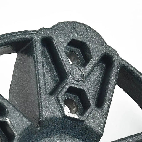 Close-up of Top Shelf Wind Turbine Hub And Secure Cover Kit With Quality Hardware 135Mm Diameter showing steel construction detail.