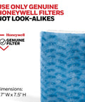 Must Have Replacement Wicking Filter T For HFT600PF1 Humidifier 1 Pack with blue filter texture and Honeywell branding