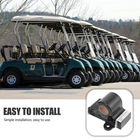Golf carts with inductive throttle sensor assembly, easy installation, boosts acceleration, durable metal and plastic build