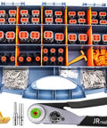 Deutsch Connector Kit With DTP 2 And 4 Pin Waterproof Automotive Plug Set, DTHD 1 Pin Male Female Connectors, Crimp Tool Included