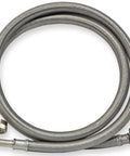 6 Ft Braided Stainless Steel Washing Machine Hose Connector with 90 Degree Elbow 3/4 In FHT to 3/4 In FHT Flexible Water Supply Line