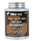 Copper Anti-Seize Lubricant Compound, 8 Oz Jar With Brush, High Temp Up To 1800 Degrees Fahrenheit, Keeps Threads From Seizing And Galling