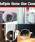 12 Pack Clear Door Bumpers Self Adhesive Wall Protectors Rubber Feet for multiple home use cases, protecting walls and furniture.