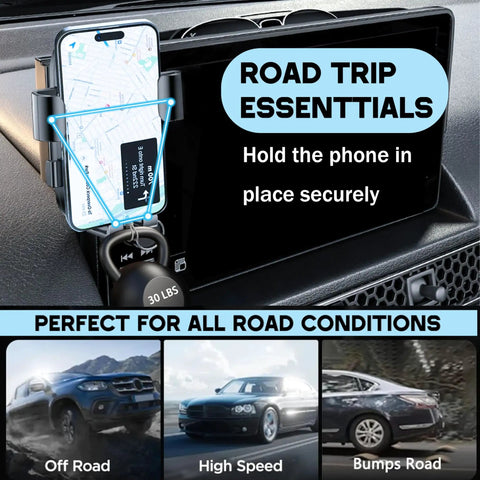 Honda Accord 12.3 Inch Screen Car Phone Holder Mount For 2023 2024 2025 2026 Models With 360 Degree Rotation installed on dash