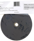 7 Inch Hook And Loop Back Up Pad For Polishing And Compounding Fits Five Eighths Inch Spindle With Eleven UNC Thread packaging
