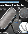 Premium Stainless Steel Ultrasonic Cleaner Basket With Secure Locks Hella Tough For Jewelry Gear And Watch Parts Easy Cleanup Setup Fits Every Machine Boss Grade Six Piece Collection, two sizes, mesh design.