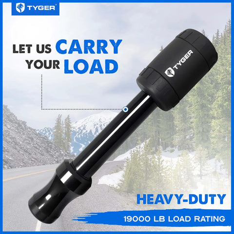 Beefy Hitch Lock Pin With Locking Key For 2 Inch Receivers, 5/8 Inch Pin, Weatherproof Anti Theft, Heavy Duty Security Lock