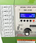 Variable speed control panel of Techtongda Mini Metal Lathe 8X16 inch Benchtop Turning Machine With 1100W Motor.