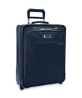 Navy 21 Inch Expandable Carry On Luggage With Wheels Softside 2 Wheel Roller Travel Bag For Men And Women Self Repairing Zipper