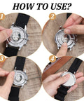 Step-by-step guide using 200 Pcs Watch Gasket Kit With Assorted O Rings For Back Case Repair 0.5 And 0.6mm 16-30mm Rubber Seals