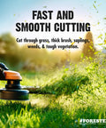 Carbide Tip Brush Cutter Blade 10 Inch 40 Teeth For Straight Shaft Trimmers Fits Most Models grass cutting