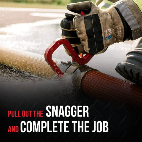 Snagger Tool For Firefighting Heavy Duty Rescue Multi Tool With Tungsten Carbide Glass Breaker All In One Spanner In Use