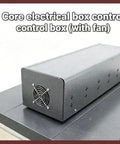 Lgxenzhuo 220V Heat Shrink Tunnel Wrapper With Wide 17.7 In Chamber High Power Quartz Tubes Seals Tray Packaging Fast For Business And Home Projects Reliable Industrial Grade Machine control box with fan