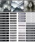 Compressed Charcoal Sticks Set 24 Pack Black And White Vine Charcoal for Drawing Sketching and Shading Ideal for Portraits and Art Projects displayed with artwork samples.