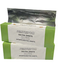 Premium Aluminum Foil Sheets 9 By 10.75 Inches, 1000 Sheets, Pop Up Dispenser, shown in packaging