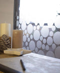Static Cling Window Film No Adhesive Milky Tint 90cm By 150cm No Mess DIY Friendly Reusable And Repositionable Privacy Screen on glass