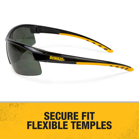 Polarized Safety Glasses With Z87.1 Rating Built For Grind-Ready Outdoor Work On The Job Site Glare Reducing Lenses side view