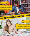 BossLevel Sweet 600Pcs Heat Shrink Tubing Bundle Paired With 350W TwoTemp Mini Heat Gun, showcasing temperature settings and usage.