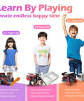 8 In 1 Electric Monster Truck Building Kit For Kids Ages 6 To 12 With 240 Pieces And Motor, DIY STEM Construction Toy Set for 6-10+