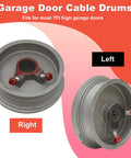 Heavy Duty Garage Door Torsion Spring Kit With Cables And Brackets, cable drums for 7 ft doors, aluminum and steel construction