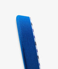 Side view of 2 Inch Blue Compound Pad For Polishing And Paint Correction With Thick Closed Cell Foam, showing edge detail.