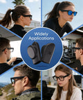 Anti Slip Ear Grips For Meta Smart Glasses Gen 2 Wayfarer Skyler And Headliner used in various activities collage