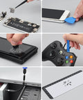 153 In 1 Magnetic Pro Grade Precision Screwdriver Set With Case For Electronics Repair in use on various devices