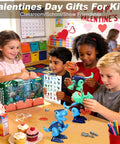 Children assembling Take Apart Dinosaur Toys For Kids Aged 3 To 8 STEM Construction Building Kit With Electric Drill in classroom.