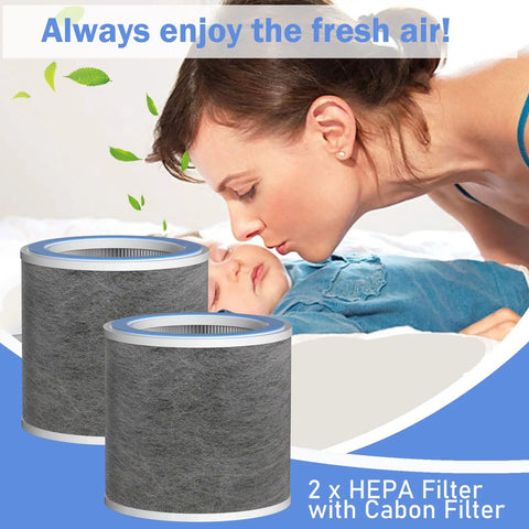 Replacement True HEPA Filter For Shark Vacuums 99.97 Percent Particle Capture That Fits HP102 HP102PET HC452 HP132 HC450 HC451 HC455 Includes 2 Pack