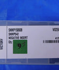 3 Pack New SNMP542 SNMP150608 WS25PT Carbide Inserts For CNC Milling And Metalworking Use Durable Precision Ground Industrial Grade USA Made Victory MB12183BW2 boxed inserts label