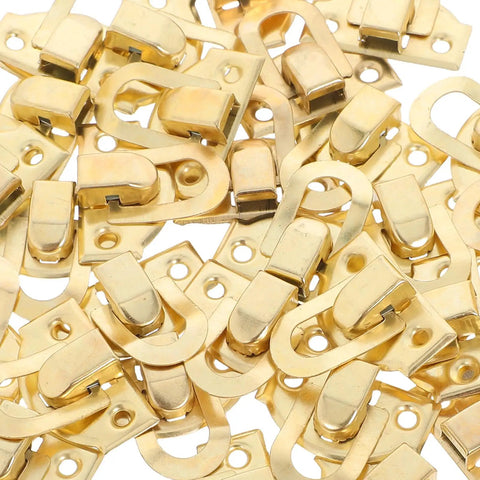 Solid Antique Wooden Box Buckles And Decorative Drawer Hasps For Cabinet Doors Jewelry Cases Heavy Duty Latch Hardware Sets, gold metal latches.