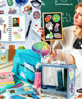 100 Piece Science Stickers for Water Bottles Featuring Physics Biology Chemistry Math Themes to Spark Curiosity for Students and Teachers Die Cut No Duplicates Dope for Class Projects Experiments and STEM Gift Bags on notebooks and boards