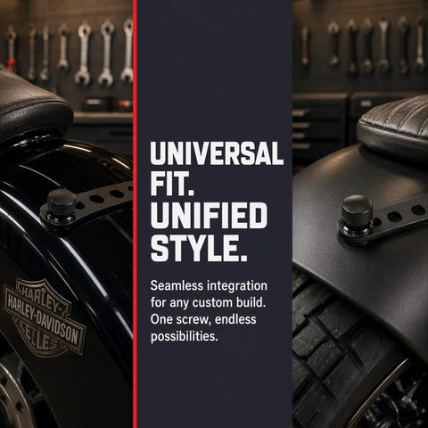Premium 304 Stainless Motorcycle Seat Bolt And Screw Nut Kit Features Tough Diamond Knurling For No Sweat Installation Flawless Match For 1/4-20 Mounts Delivers Badass Lockdown With Zero Drama On Your Sweet Ride on a motorcycle seat.