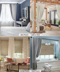 Heavy Duty Adjustable Blackout Curtain Rod Set From 16 To 144 Inches Wrap Around 1 Inch Diameter Metal Rod Kit With Ten Screwed Together Pieces